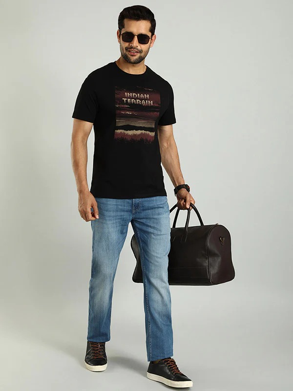 Indian Terrain Men Blue Jeans